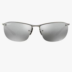 Ray-Ban Men's Rb3542 Chromance Rectangular Sunglasses